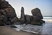 Beach in front of Finca Barlovento, Tayrona National Park, Colombia