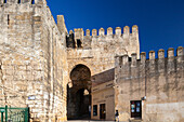 Carmona, Spain, Jan 8 2009, Visit the impressive Islamic architecture of the Sevilla gate, an enduring symbol of Carmonas rich history and Mediterranean charm.