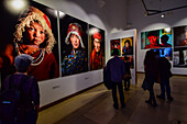 Exhibition of the Iconic Photographs by National Geographic photographer Steve McCurry at the Mucsarnok Palace of Art in Budapest, Hungary