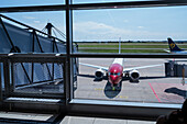 Plane in Prague Airport