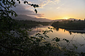 Mouth of the Piedras River and the Caribbean Sea.