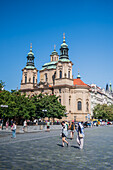 St. Nicholas Church in historic centre of Prague