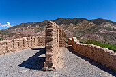 Adobe ruins at the Mirador de la Ventanita de los Valles Calchaquies between Cardones National Park & Payogasta, Argentina.