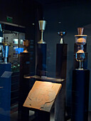 Display of the Catholic church's use of wine in the Museo de la Vid y el Vino or Museum of the Vine and the Wine in Cafayate, Argentina.