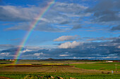 Rainbow near the town of Domingo García in the province of Segovia.