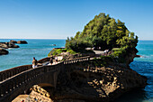 Stone bridge Rocher du Basta, Biarritz, France