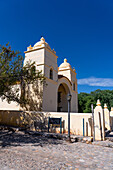 The 17th Century Spanish colonial Church of San Pedro Nolasco in Molinos, Argentina in the Calchaqui Valley.