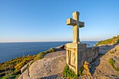 Cross of Finisterre (Cruz de Finisterre), Finisterre (Fisterra), La Coruna, Galicia, Spain, Europe