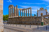 Römischer Tempel, UNESCO-Welterbe, Evora, Alentejo, Portugal, Europa