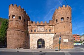 Tor von San Paolo (Porta di San Paolo), Rom, Latium, Italien, Europa