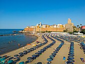 Strand von Sant'Antonio, Termoli, Campobasso, Molise, Italien, Europa