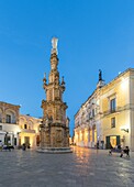 Guglia dell'Immacolata (Spire of the Immaculate Conception), Piazza Salandra (Salandra Square), Nardo, Lecce, Salento, Apulia, Italy, Europe