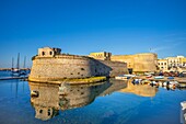 Schloss, Alter Hafen, Gallipoli, Lecce, Salento, Apulien, Italien, Europa