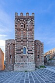 Kirche der Heiligen Petrus und Paulus von Agro, Ortsteil San Pietro, Casalvecchio Siculo, Messina, Sizilien, Italien, Mittelmeerraum, Europa