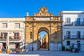 Porta Nuova gate, Marsala, Trapani, Sicily, Italy, Mediterranean, Europe