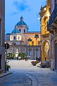 Kathedrale des Heiligen Erlösers, Piazza della Repubblica, Mazara del Vallo, Trapani, Sizilien, Italien, Mittelmeer, Europa