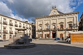 Piazza Garibaldi, Nicosia, Enna, Sicily, Italy, Mediterranean, Europe