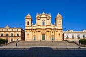 Kathedrale von Noto, UNESCO-Welterbe, Noto, Siracusa, Sizilien, Italien, Mittelmeer, Europa