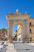 Königstor, UNESCO-Welterbestätte, Noto, Siracusa, Sizilien, Italien, Mittelmeer, Europa