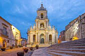 Basilika San Paolo (Basilica di San Paolo), Palazzolo Acreide, Val di Noto, Siracusa, Sizilien, Italien, Mittelmeer, Europa