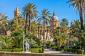 Primatiale Metropolitankathedrale Basilika der Heiligen Jungfrau Maria der Himmelfahrt (Kathedrale von Palermo), UNESCO-Weltkulturerbe, Palermo, Sizilien, Italien, Mittelmeerraum, Europa