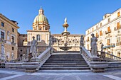 Pretoria Square ( Piazza Pretoria), Palermo, Sicily, Italy, Mediterranean, Europe