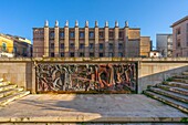 Post Office Building, Ragusa, Sicily, Italy, Mediterranean, Europe