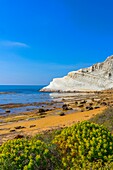 Scala dei Turchi, Realmonte, Agrigento, Sizilien, Italien, Mittelmeer, Europa