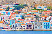 Emporio town, Halki Island, Dodecanese Islands, Greek Islands, Greece, Europe