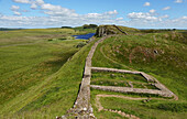 Hadrian's Wall, UNESCO-Weltkulturerbe, North Pennines, Northumberland, England, Vereinigtes Königreich, Europa