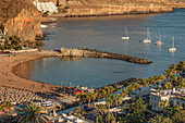 Beach of Puerto de Mogan, Gran Canaria, Canary Islands, Spain, Atlantic, Europe