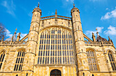 The west front of St. George's Chapel, Windsor Castle, Windsor, Berkshire, England, United Kingdom, Europe