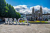 Stadtplatz, Braga, Norte, Portugal, Europa