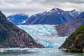 Scenic views of the south Sawyer Glacier in Tracy Arm-Fords Terror Wilderness area in Southeast Alaska, United States of America, North America