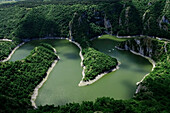 Meanders of the Uvac River, Serbia, Europe