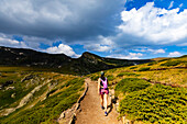 Hiking trails around Seven Rila Lakes, Bulgaria, Europe