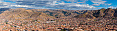 Panoramic view of Cusco (Cuzco) city, Cusco Province, Cusco Region, Peru, South America