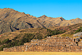 Archäologische Stätte von Chinchero, Heiliges Tal, Provinz Urubamba, Region Cusco (Cuzco), Peru, Südamerika