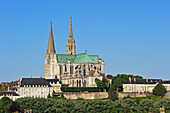 Cathedral of Our Lady of Chartres, UNESCO World Heritage Site, Chartres, Eure-et-Loir department, Centre region, France, Europe