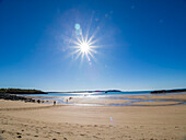 Extreme tidal range shown here at low tide as found on Bigge Island, Kimberley, Western Australia, Australia, Pacific