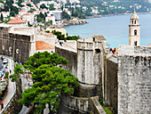 Stadtmauern von Dubrovnik, UNESCO-Welterbe, Dubrovnik, Kroatien, Europa