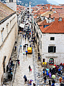 Dubrovnik von den Stadtmauern aus, UNESCO-Welterbe, Dubrovnik, Kroatien, Europa