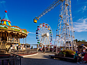 Tibidabo Amusement Park, Mount Tibidabo, Barcelona, Catalonia, Spain, Europe