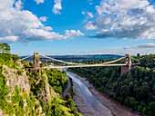 Clifton-Hängebrücke, Avon-Schlucht, Bristol, England, Vereinigtes Königreich, Europa