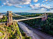 Clifton-Hängebrücke, Avon-Schlucht, Bristol, England, Vereinigtes Königreich, Europa