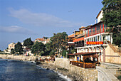 Meeresfront, Nesebar, Schwarzmeerküste, Bulgarien, Europa