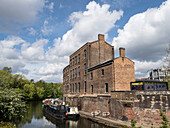 Old coal offices alongside Regent's Canal, King's Cross, London, England, United Kingdom, Europe