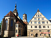 The Stiftskirche and Fruchtkasten Building, Stuttgart, Baden-Wurttemberg, Germany, Europe