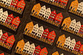 View of souvenir fridge magnets, Oslo, Norway, Scandinavia, Europe