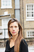 Portrait of Young Woman Outdoors